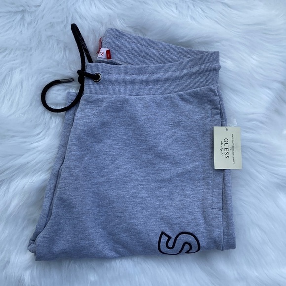 New GUESS Men’s Logo Gray Short SZ M - Picture 1 of 6